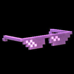 Rocket League Items Pixelated Shades: Multichrome Pink